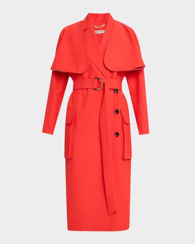 Alyson Convertible Belted Trench Coat